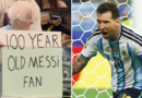 Tiene 100 años y sigue a Messi desde que éste llegó a Miami
